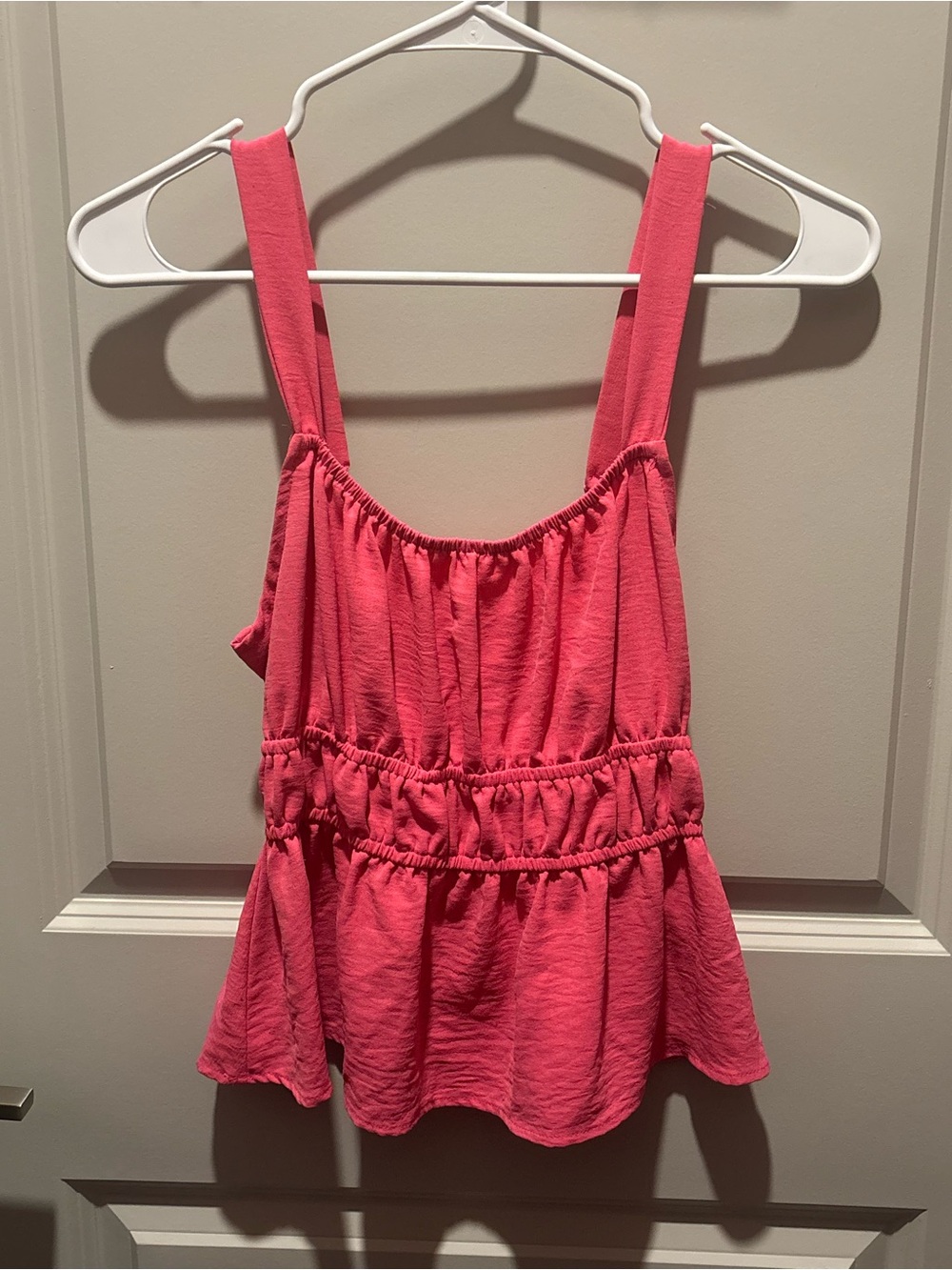 Pink baby doll top